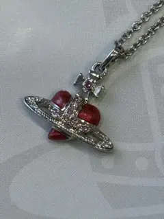 Vivienne Westwood｜スモールオーブネックレス✨ガンメタ×ワイン 