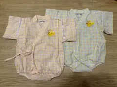 ミキハウス　甚平　70㎝　双子