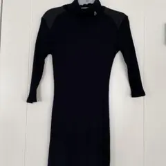 ZARA長袖ニットワンピース