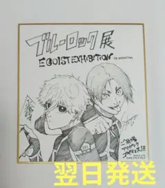 ブルーロック ブルーロック展 エゴ展 ミニ色紙 凪誠士郎 御影玲王