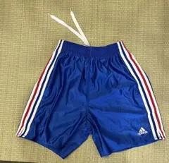 adidas 青 ストライプ ハーフパンツとサッカーソックスセット