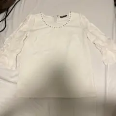 INGNI ホワイト フレアスリーブ トップス