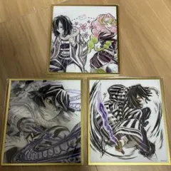 鬼滅の刃　webshopくじ アクリル色紙　伊黒小芭内　甘露寺蜜璃