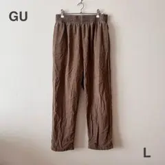 【美品】GU ジーユー コーデュロイ シェフパンツ メンズ ベージュ L