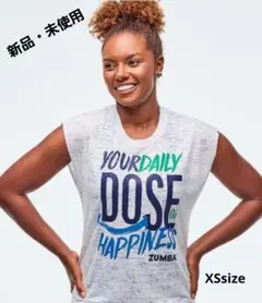 新品・未使用　ZUMBA タンクトップ　白　XSサイズ　正規品