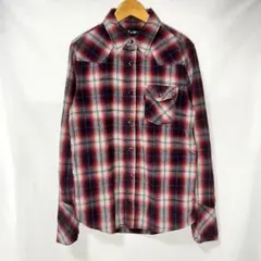 DELAY by Win & Sons チェックシャツ 長袖 ネルシャツ メンズ