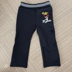 HYSTERIC MINI ベビー パンツ フレアパンツ ブラック 刺繍