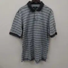 (7) Nike Golf ストライプ ポロシャツ Mサイズ