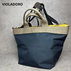 美品！VIOLAd'ORO GINO ジーノ 2way ショルダーバッグ トート