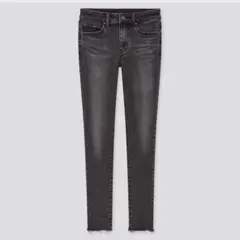 UNIQLO　ウルトラストレッチダメージジーンズ　Black　25