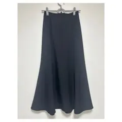 INGNI ブラック フレアスカート レースアップ