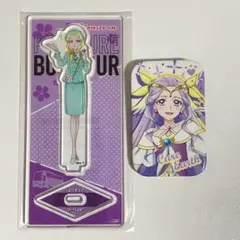 プリキュア 中国 スクエア缶 キュアフィナーレ 16点 プリキュア 20周年 スクエア 缶バッジ 中国缶 キュアエール 野乃はな