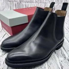 【未使用】REGAL サイドゴアブーツ 雪道対応ソール 3E 幅広 本革 日本製