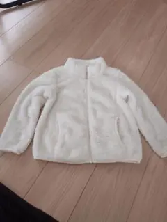 UNIQLO フリースジャケット 120 ホワイト