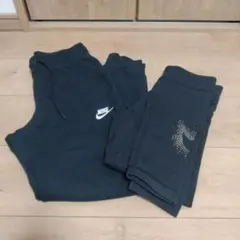 Nike ブラック スウェットパンツ　2点セット