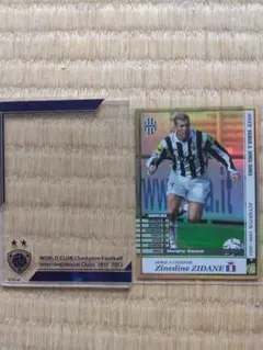 ジネディーヌ・ジダン カード2種 95-96シーズン ボルドー時代 フランス