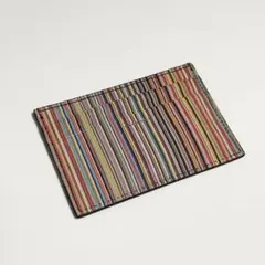 Paul Smith ストライプパスケース カード入れ ブラック