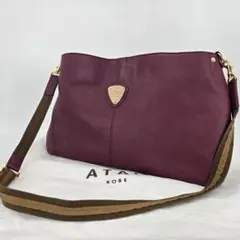 美品 ATAO アタオ ショルダーバッグ ロゴ金具 保存袋のサムネイル
