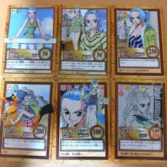 ワンピースカード　カードダス　ハイパーバトル　　初期　ビビ関連　カード6枚セットのサムネイル