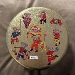 2缶！2026年1月新しいジェニーベーカリークッキー縁起良きゴールド缶！320g 2026年1月新しいジェニーベーカリークッキー^ ^ 縁起良きゴールド缶1個