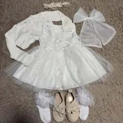 セレモニードレス　セット　白