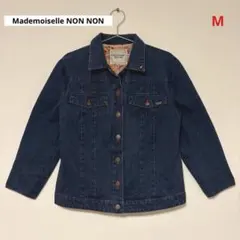 Mademoiselle NON NON デニムジャケット Gジャン 花柄