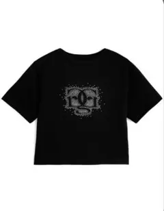 GRLラインストーンロゴTシャツ[pm782]