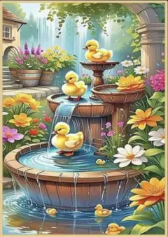 ダイヤモンドアート キット アヒル