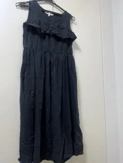 SWEET MOMMY フリルキャミワンピース Lサイズ 黒　授乳服　マタニティ