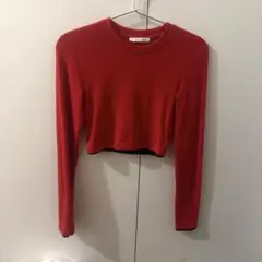 ZARA ショート丈　レイヤード風カットソーのサムネイル
