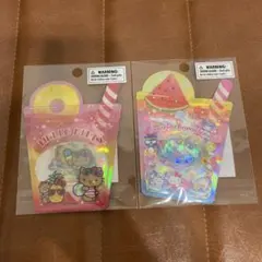 【新品未開封】サンリオ 夏シール ハローキテイ&サンリオキャラクターズ集合