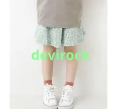 devirock小花柄1分丈スカッツ