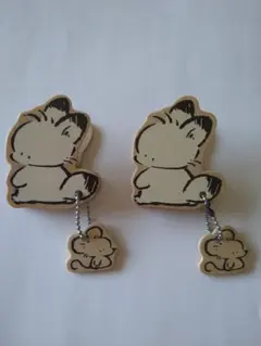 昭和レトロファンシー　レア　当時物リトルハビークリップ2個セット