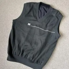 マンシングウェア　Vネック　ニットベスト リバーシブル　ゴルフウェア　男女兼用