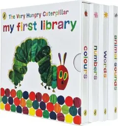 洋書絵本「My First Library」エリックカール　はらぺこあおむし