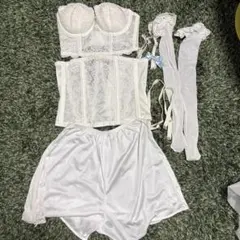 ワコール　ブライダルインナーセットコルセット ホワイト