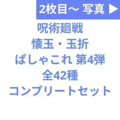 呪術廻戦 懐玉・玉折 ぱしゃこれ 第4弾 全42種コンプリートセット