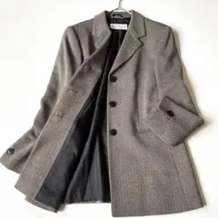 【大きいサイズ】MaxMara　最高級白タグ ヘリンボーン テーラードジャケットのサムネイル