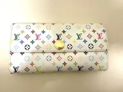 美品❗ルイヴィトン モノグラム⭐️マルチカラー⭐️ポルトフォイユ・サラ　長財布