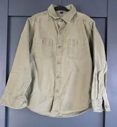 美品/匿名　人気デザイン　UNIQLO　長袖シャツ 120㎝