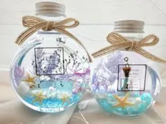 週末sale海ハーバリウム アザラシ 2本セット