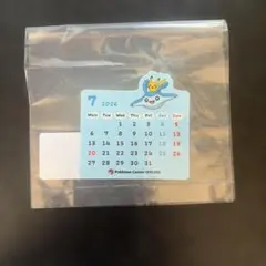 ポケモンセンター　オンライン　月替わりカレンダー シール 7月