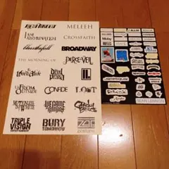 洋楽アーティスト ロゴステッカーセット