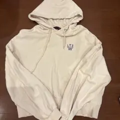 Lovetoxic フード付きパーカー 160センチ　クリーム色