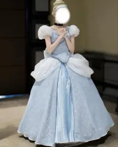 ディズニーシンデレラ プリンセスドレス 高級ハンドメイドコスプレ衣装 5点セット ディズニーシンデレラ プリンセスドレス 高級ハンドメイドコスプレ衣装