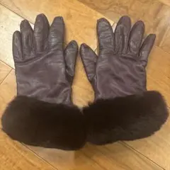 ファー付　手袋