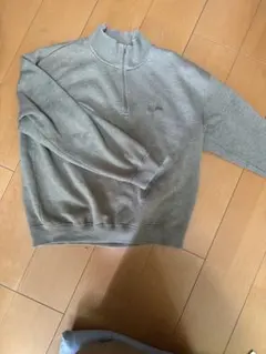 ハーフジップ スウェット