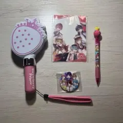 すとぷり ペンライト クリアカード シャーペン 缶バッジ セット