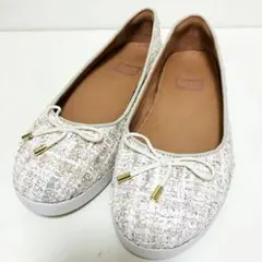 fitflop バレリーナ リュックス ツイードシューズ 24cm コンフォートのサムネイル