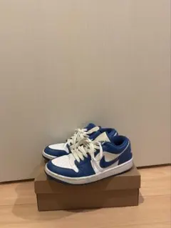 Nike Air Jordan 1 Low ホワイト/ブルー最終値下げ